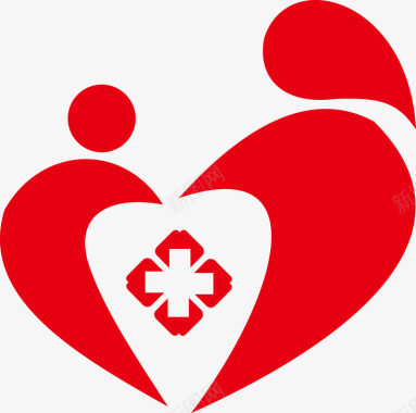 红色医疗logo图标图标