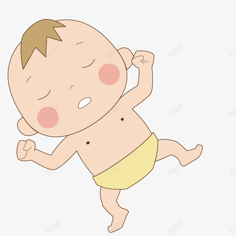 睡觉的卡通婴儿人物png免抠素材_新图网 https://ixintu.com 人物 卡通婴儿 婴儿 婴儿人物 孩子 手绘婴儿 没穿衣服
