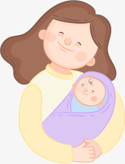 抱着婴儿抱着孩子幸福的妈妈高清图片