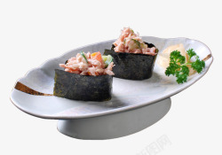 寿司沙拉金枪鱼沙律寿司高清图片