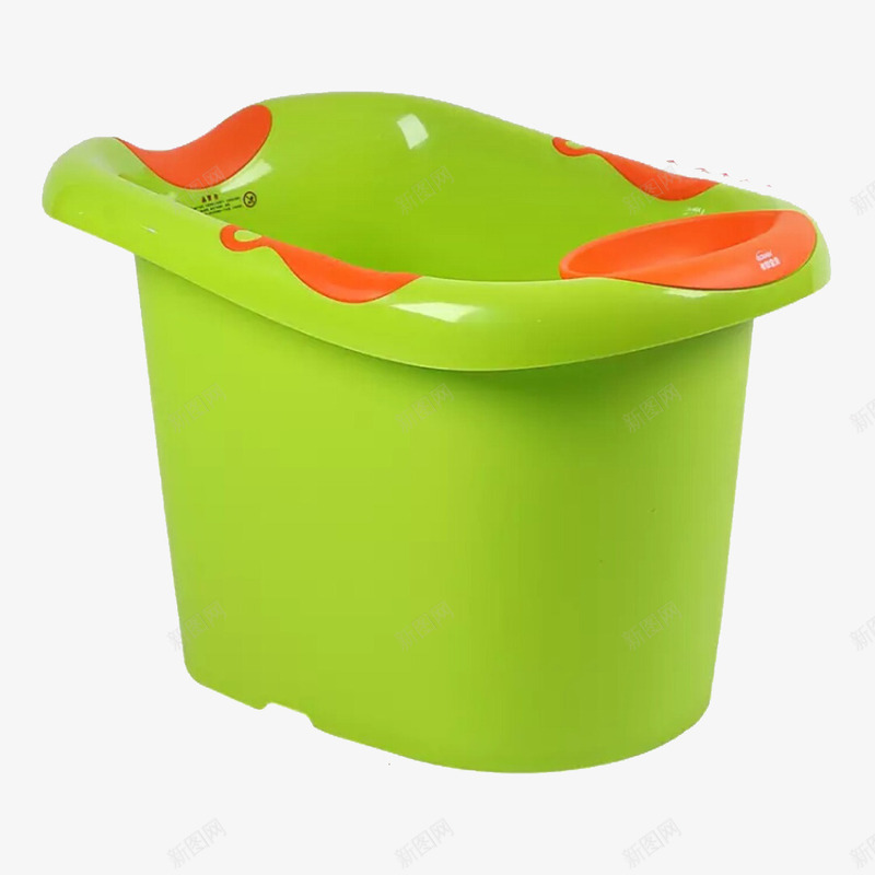 婴儿浴盆绿色png免抠素材_新图网 https://ixintu.com 产品实物 儿童 沐浴 绿色