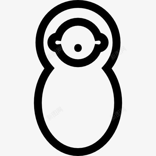 婴儿裹在襁褓图标png_新图网 https://ixintu.com 人 婴儿 小孩 襁褓