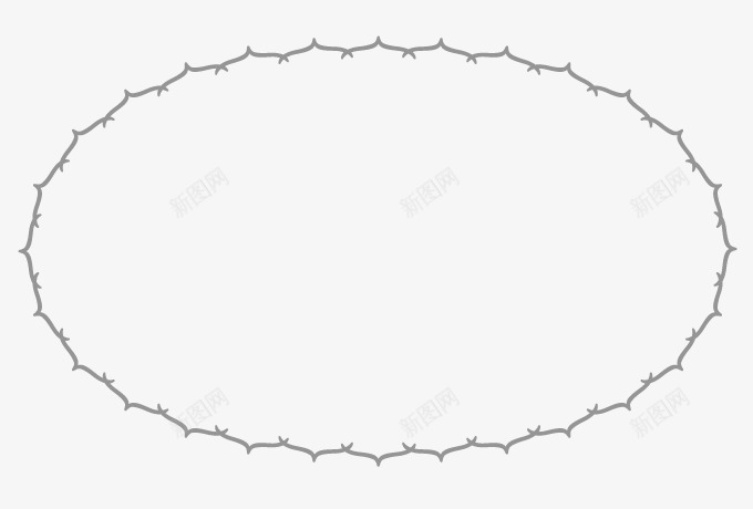 灰色线条圆环边框png免抠素材_新图网 https://ixintu.com 灰色 线条 边框