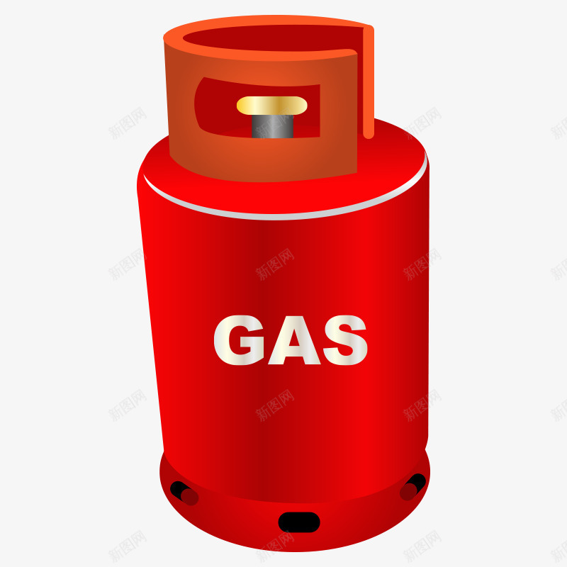 煤气罐红色png免抠素材_新图网 https://ixintu.com GAS 储气罐 厨房用品 煤气罐 生活用品 红色
