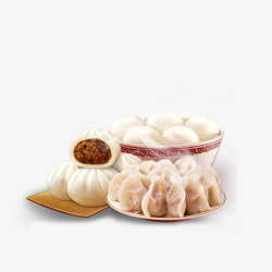 饺子馄饨主食高清图片