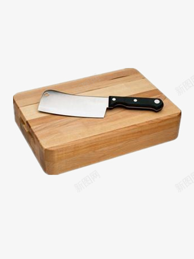 刀和砧板png免抠素材_新图网 https://ixintu.com 刀具 切菜 厨具 生活用品 砧板 菜刀