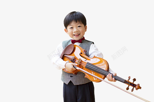 喜小提琴男孩png免抠素材_新图网 https://ixintu.com 小提琴小孩 拉小提琴的儿童 拉小提琴的孩子
