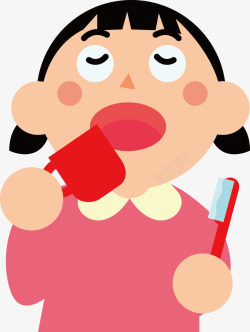 漱口儿童漱口的孩童高清图片
