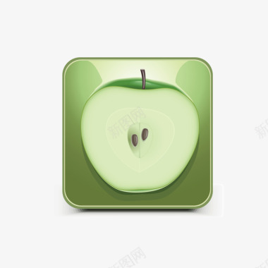 苹果按纽图标图标