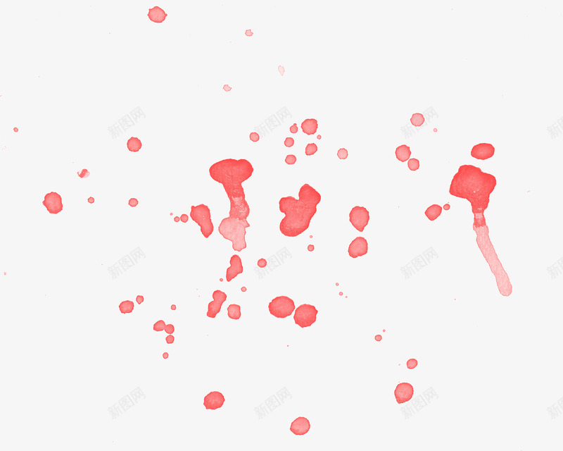 红色水彩泼墨油漆液体png免抠素材_新图网 https://ixintu.com 水彩 油漆 泼墨 液体 红色