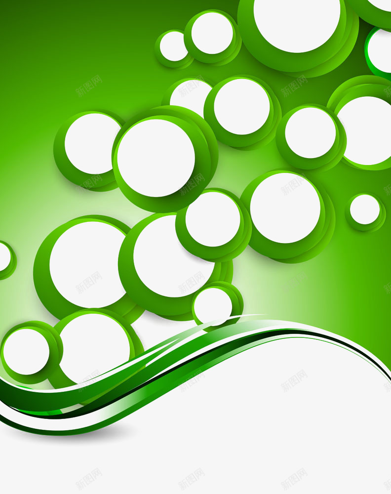 绿色圆框合集png免抠素材_新图网 https://ixintu.com 合集 框架 相框 绿色圆框 绿色环保