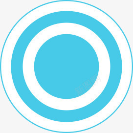 圆环蓝色白色png免抠素材_新图网 https://ixintu.com 圆环 白色 蓝色