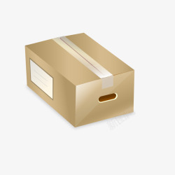 纸箱AI矢量图黄色现代包装高清图片
