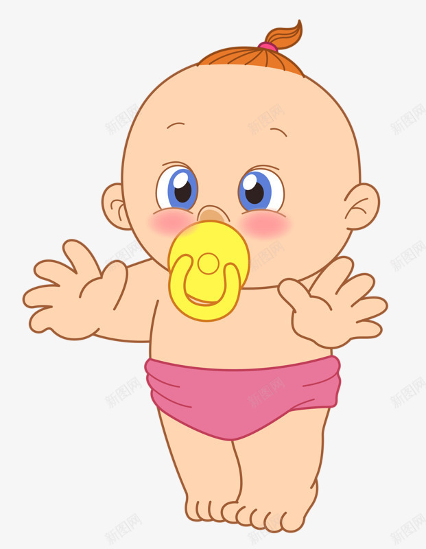 吸奶瓶婴儿png免抠素材_新图网 https://ixintu.com 卡通 吃奶婴儿 婴儿 小孩