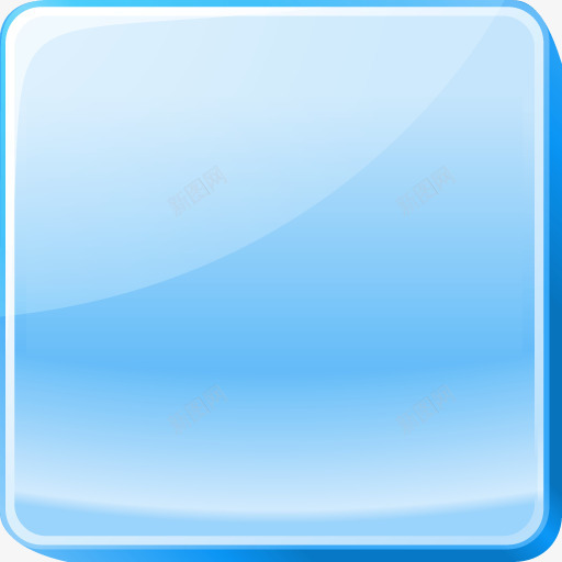 光蓝色的按钮socialmediaicons图标png_新图网 https://ixintu.com Light blue button 光 按钮 蓝色的