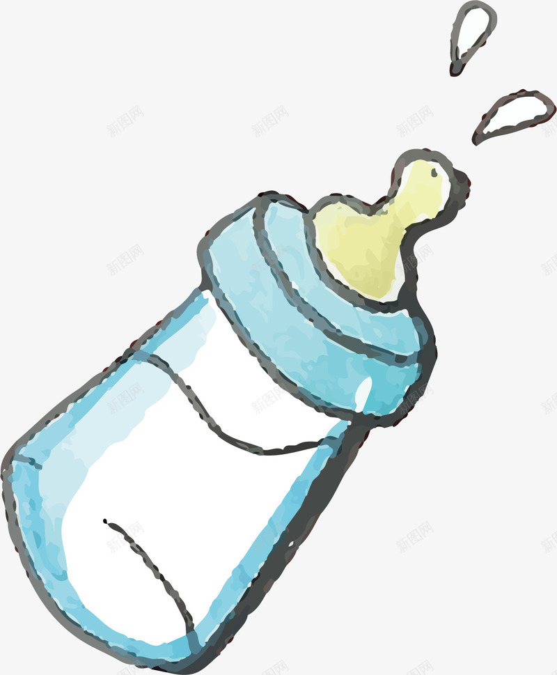 婴儿专用奶瓶矢量图ai免抠素材_新图网 https://ixintu.com 儿童 卡通手绘 吃饭 奶瓶 婴儿 工具 矢量图