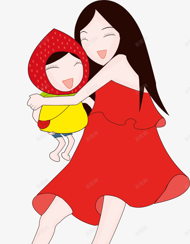爱笑的母亲和婴儿png免抠素材_新图网 https://ixintu.com 婴儿 母亲 爱笑