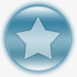 蓝色水晶圆形图标收藏png_新图网 https://ixintu.com 图标 圆形 收藏 水晶 蓝色