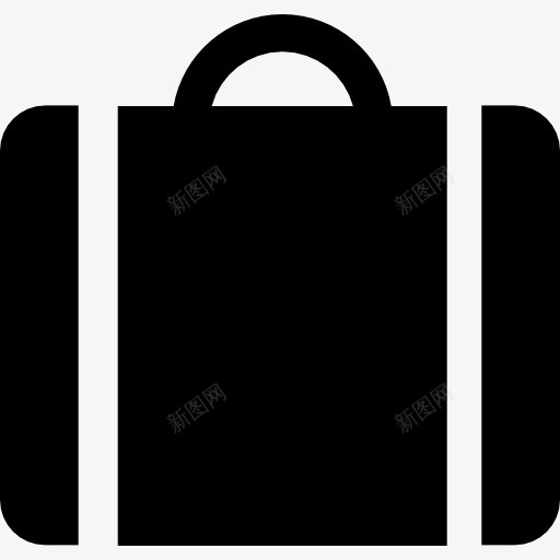 手提箱两条纹图标png_新图网 https://ixintu.com 公文包 接口 箱包 行李 袋