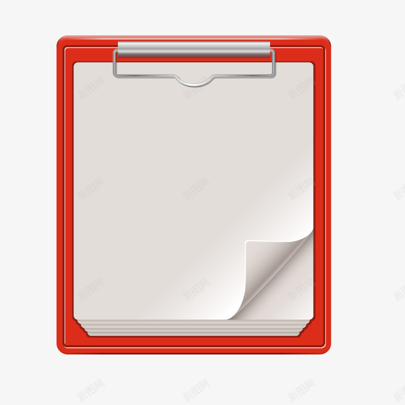 红色质感笔记板子书夹png免抠素材_新图网 https://ixintu.com 书夹 板子 笔记 红色 质感