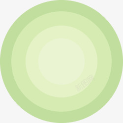绿色圆环圆形医疗素材
