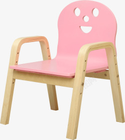 可爱桌椅实物粉色笑脸儿童桌椅高清图片