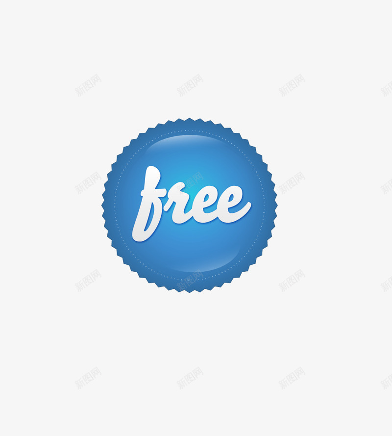free按钮png免抠素材_新图网 https://ixintu.com free按钮 矢量按钮 蓝色按钮