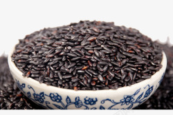 黑香米食材黑米高清图片
