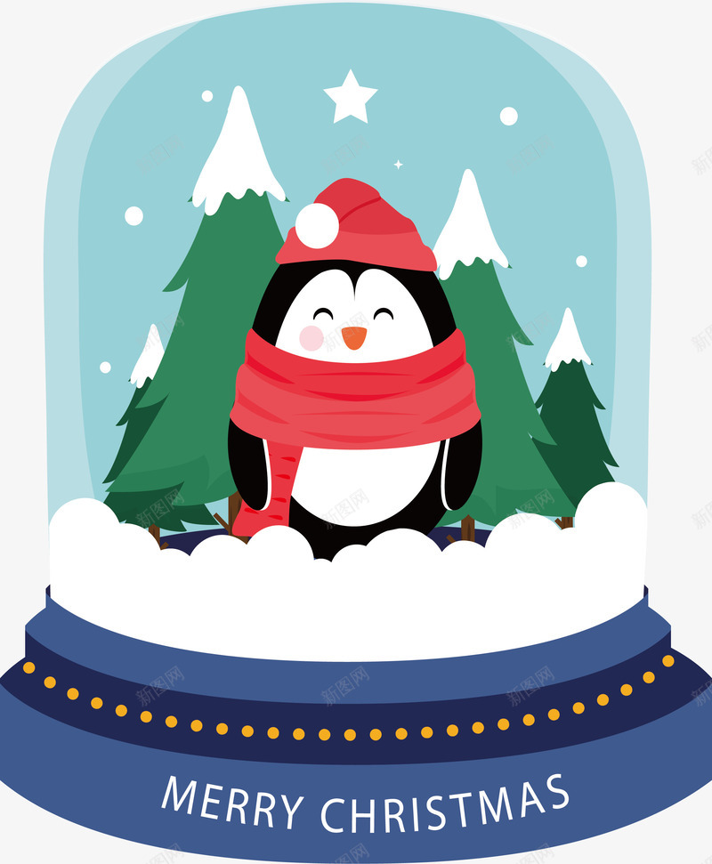小企鹅水晶球png免抠素材_新图网 https://ixintu.com 企鹅 企鹅水晶球 圣诞快乐 圣诞节 水晶球 矢量png