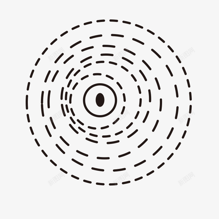 黑色线圈png免抠素材_新图网 https://ixintu.com PNG图形 PNG装饰 圆环 线圈 装饰 黑色