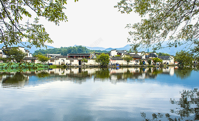 宏村自然风景png免抠素材_新图网 https://ixintu.com 名胜古迹 地方景点 宏村 实物图 摄影图 自然景观 高清图片