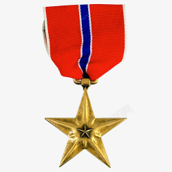 军人勋章红色质感装饰军人荣誉奖章装饰图高清图片