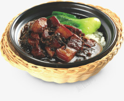 梅干菜扣肉PNG免费素材美味梅菜扣肉盖浇饭高清图片