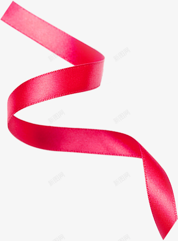 创意手绘质感红色的彩带png免抠素材_新图网 https://ixintu.com 创意 彩带 红色 质感