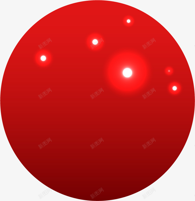 红色圆形光环矢量图ai免抠素材_新图网 https://ixintu.com 光环 圆形 红色 矢量图