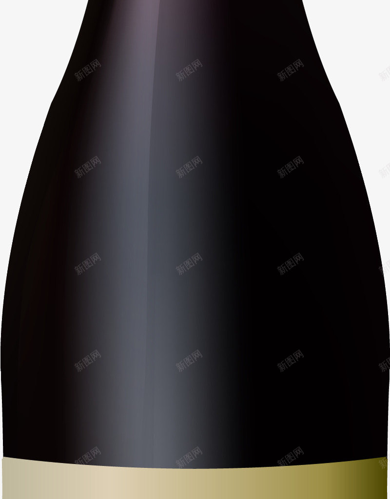 紫色红酒瓶png免抠素材_新图网 https://ixintu.com 免抠PNG 玻璃瓶 瓶子 矢量瓶子 红酒 葡萄酒 酒瓶