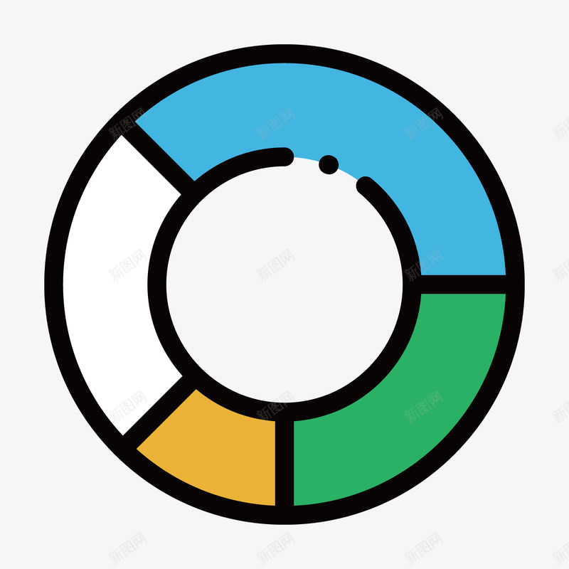 彩色手绘圆环数据分析png免抠素材_新图网 https://ixintu.com 分析 占比 圆环 彩色 扁平化 手绘 数据 行情