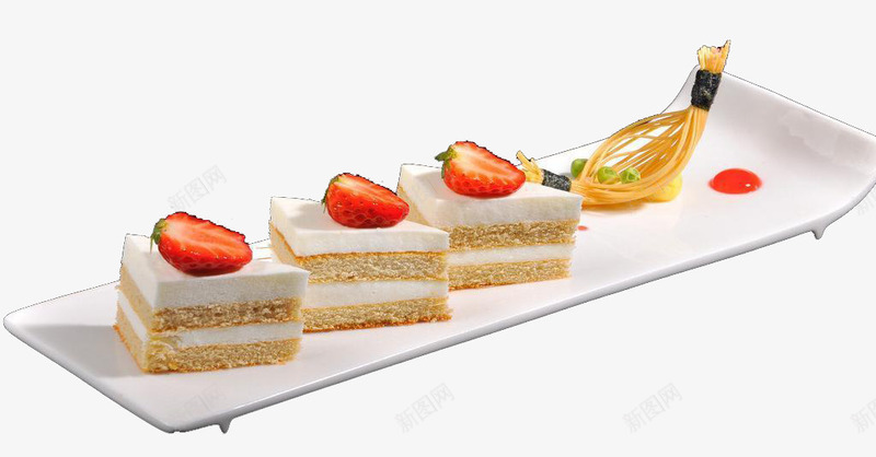 有质感的草莓蛋糕切片png免抠素材_新图网 https://ixintu.com 切片 甜点 草莓 蛋糕 质感