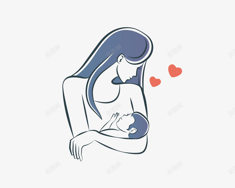 母婴喂奶png免抠素材_新图网 https://ixintu.com 婴儿 母婴 母婴产品