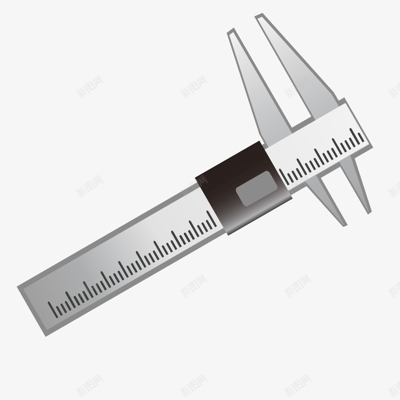 白色质感测量工具游标卡尺png免抠素材_新图网 https://ixintu.com 卡尺 工具 测量 游标 游标卡尺 白色 质感