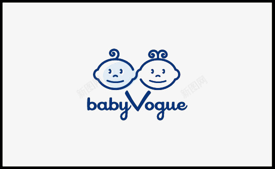 商标图标png_新图网 https://ixintu.com logo 商标 婴儿 对称