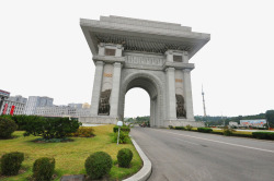平壤朝鲜平壤凯旋门高清图片