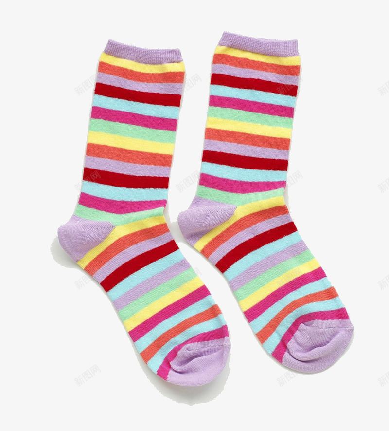 儿童长袜片png免抠素材_新图网 https://ixintu.com 儿童长袜 条形图案长袜 条形纹理 条纹 条纹素材 袜子