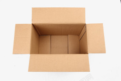 快递纸盒子打开的纸盒子高清图片