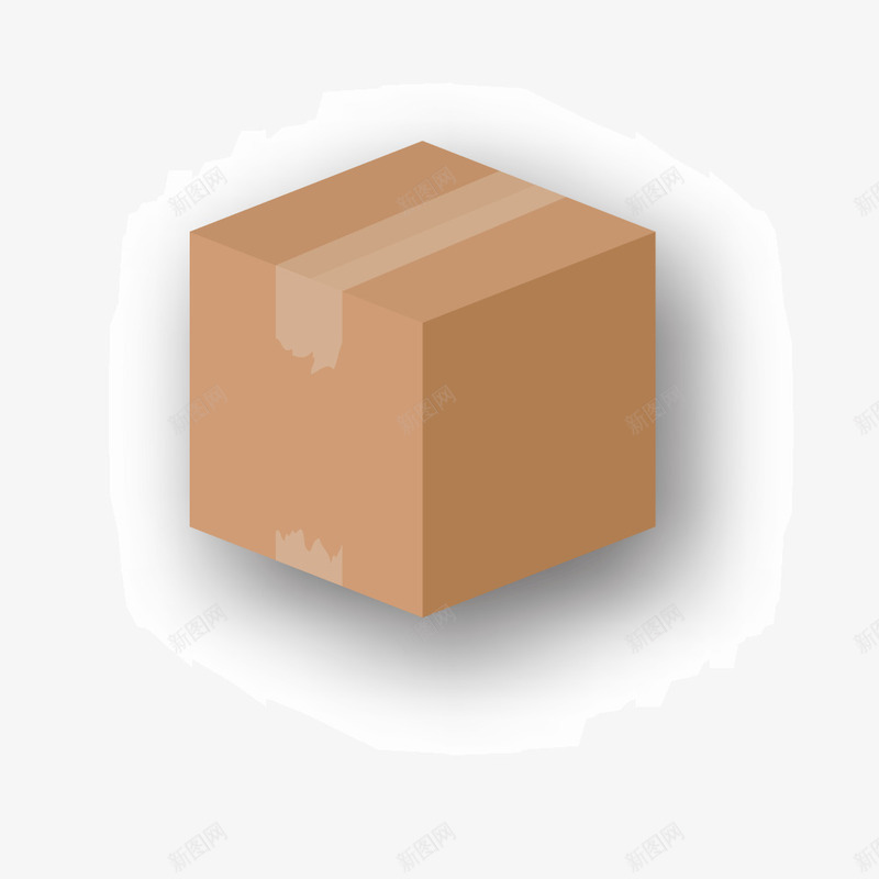 纸箱包裹png免抠素材_新图网 https://ixintu.com 包裹 快递箱 物品 纸箱