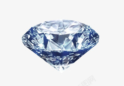 蓝钻石晶莹剔透钻石高清图片