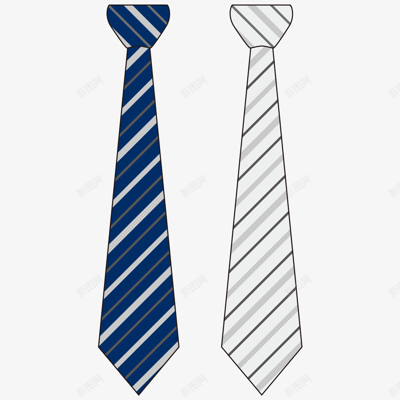 条纹商务人士领带png免抠素材_新图网 https://ixintu.com 专业 商务 服饰 条纹 领带