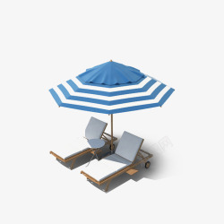沙滩椅子素材