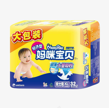 产品实物婴儿纸尿裤png免抠素材_新图网 https://ixintu.com 婴儿用品 成长裤 纸尿裤
