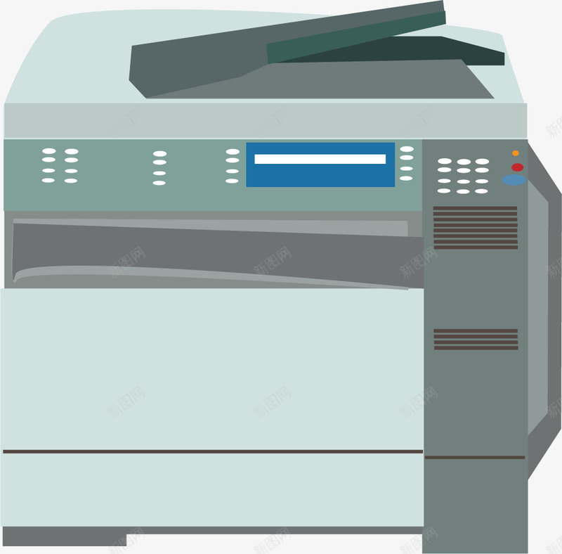 按钮卡通打印机png免抠素材_新图网 https://ixintu.com 卡通打印机 卡通矢量打印机 卡通风格 手绘风格 打印机 按钮 矢量打印机